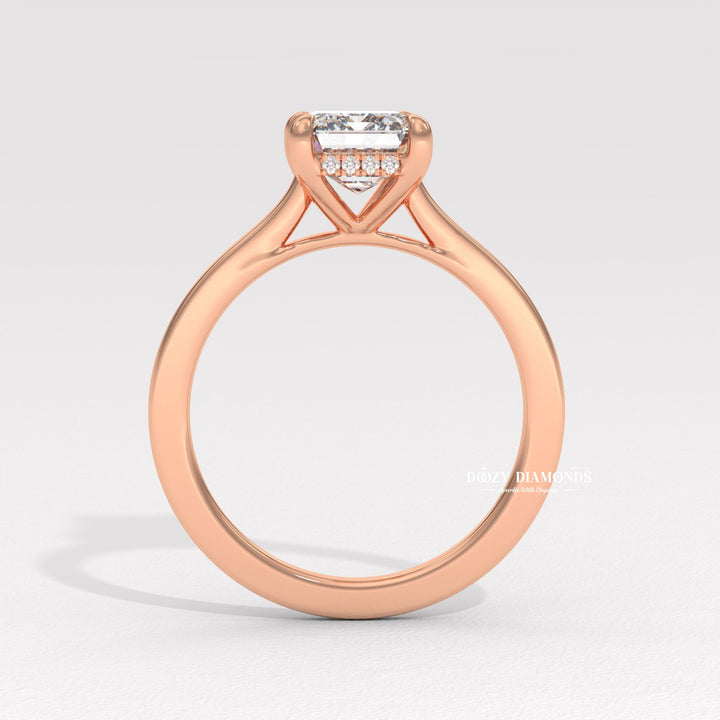 artisan crafted diamond ring, bridal keepsake jewelry, luxury wedding ring, refined engagement jewelry, contemporary hidden halo ring, premium wedding collection, wedding celebration jewelry,