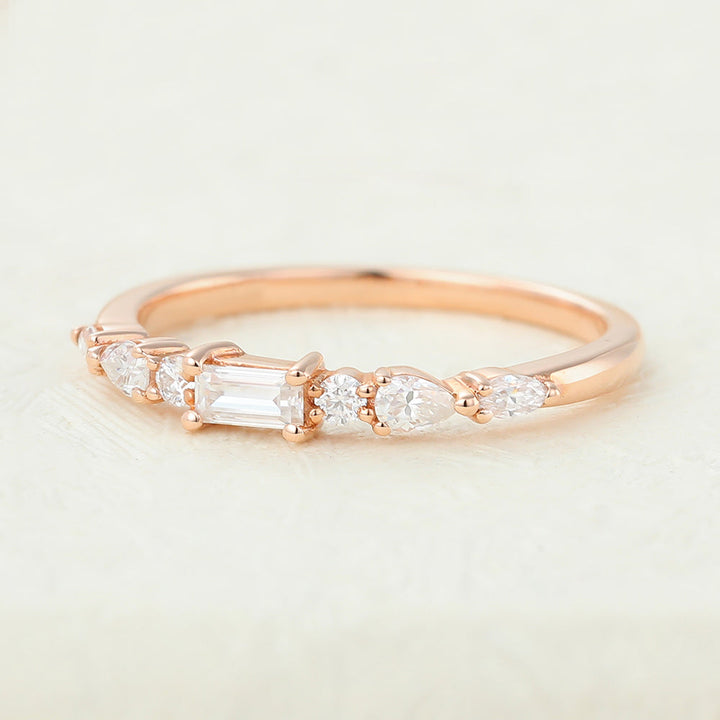 pear-baguette-marquise-round-shaped-moissanite-multi-stone-wedding-band