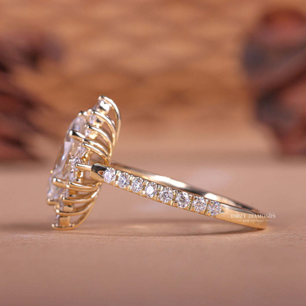 best diamond cluster rings for weddings,
unique diamond cluster ring designs,
diamond cluster ring with halo setting,