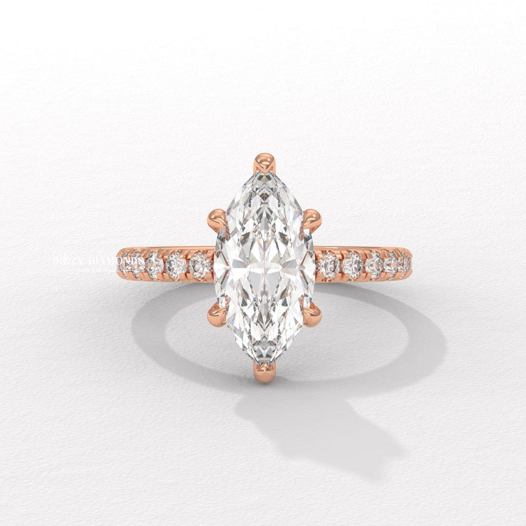 modern engagement ring, romantic proposal ring, marquise solitaire ring, marquise center stone ring, marquise shape diamond ring, engagement jewelry, bridal accessories, luxury bridal ring,