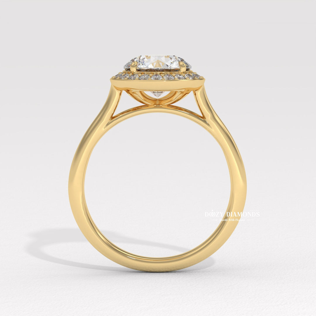 bridal engagement ring, women's diamond ring, round brilliant bridal ring, fine jewelry ring, elegant engagement ring, proposal ring for her, wedding ring for women, luxury bridal ring,