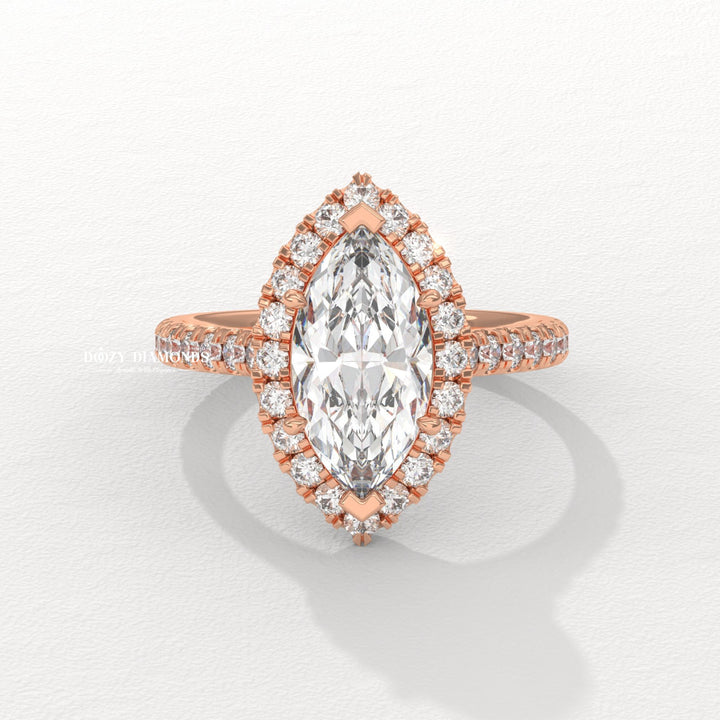 engagement jewelry, marquise center stone ring, handcrafted diamond ring, premium diamond ring, eco friendly diamond ring, classic engagement ring, timeless diamond ring, diamond wedding ring, certified lab diamond ring,
