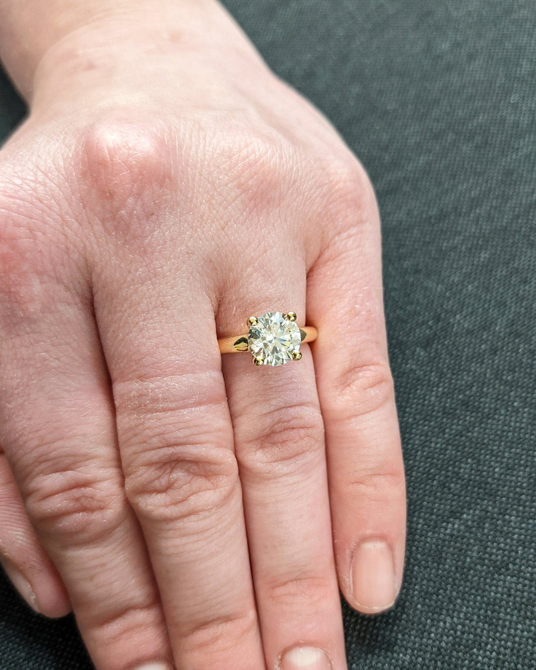 contemporary bridal ring