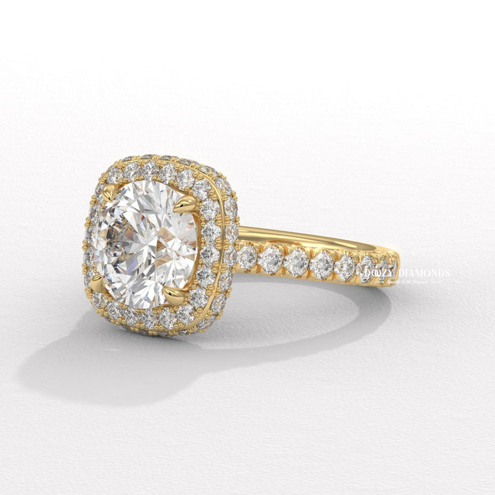 engagement jewelry, round center stone ring, handcrafted diamond ring, premium diamond ring, eco friendly diamond ring, classic engagement ring, timeless diamond ring, diamond wedding ring,