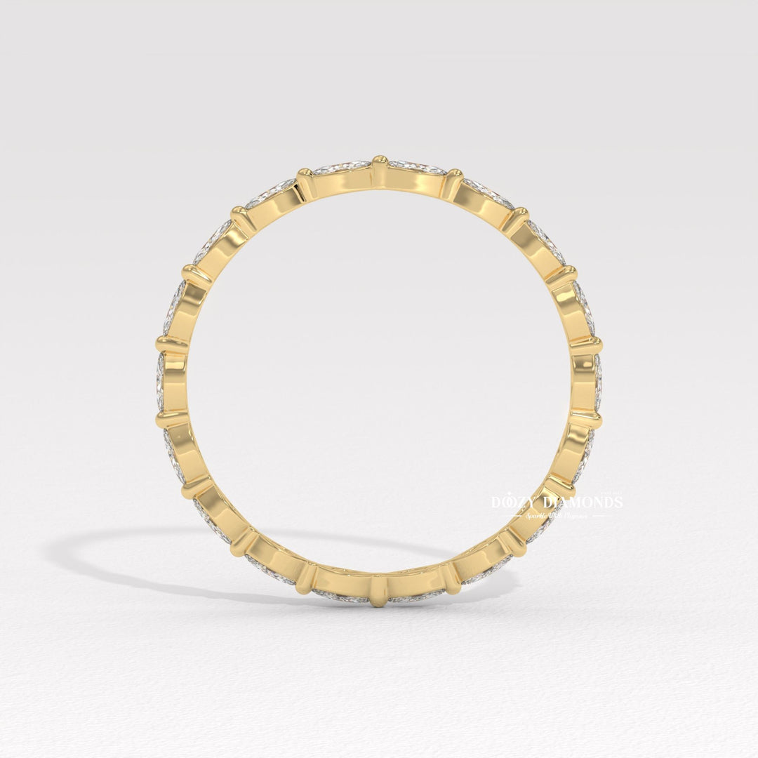 Marquise Lab Grown Diamond Band In Full Eternity