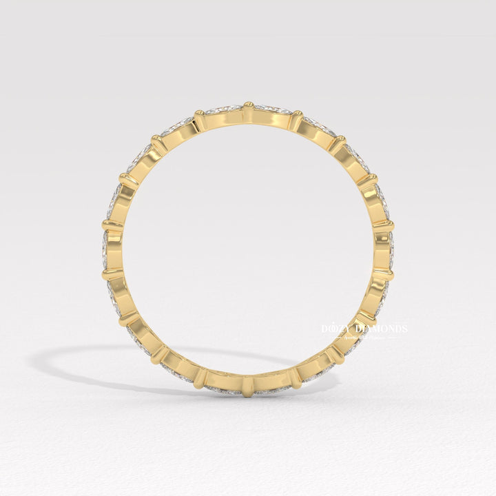 Marquise Lab Grown Diamond Band In Full Eternity