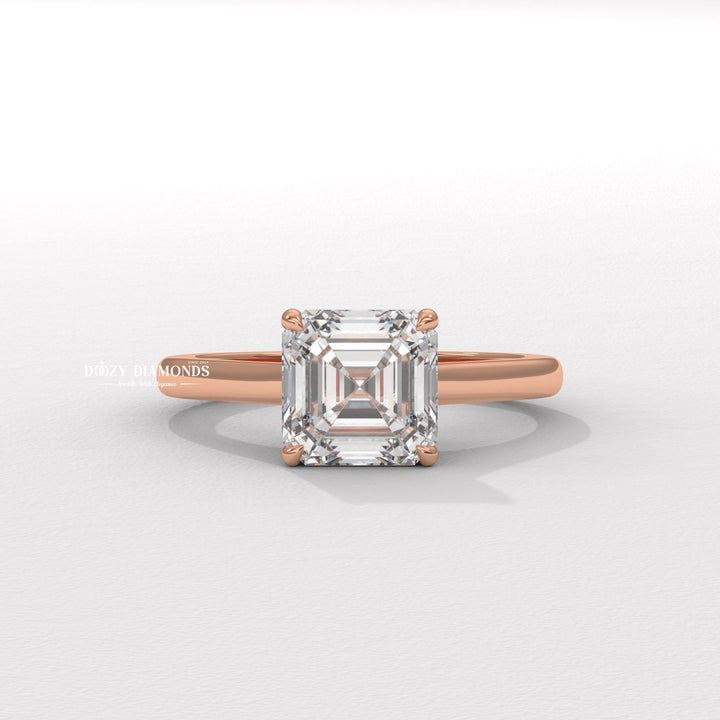 White gold asscher bridge ring
Yellow gold asscher bridge ring
Rose gold asscher bridge ring
Buy asscher cut engagement ring onlin