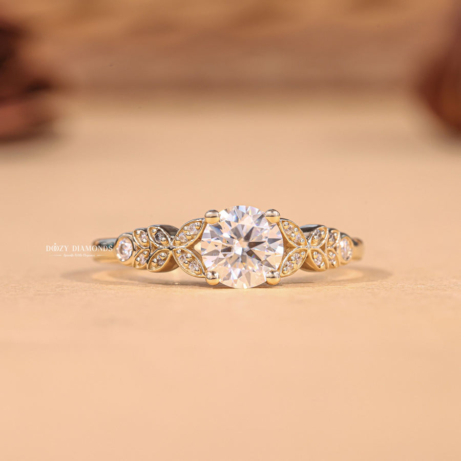 buy vintage milgrain diamond ring online, affordable milgrain diamond engagement rings, custom milgrain diamond rings for sale, best milgrain diamond rings for weddings, unique milgrain ring designs with diamonds,