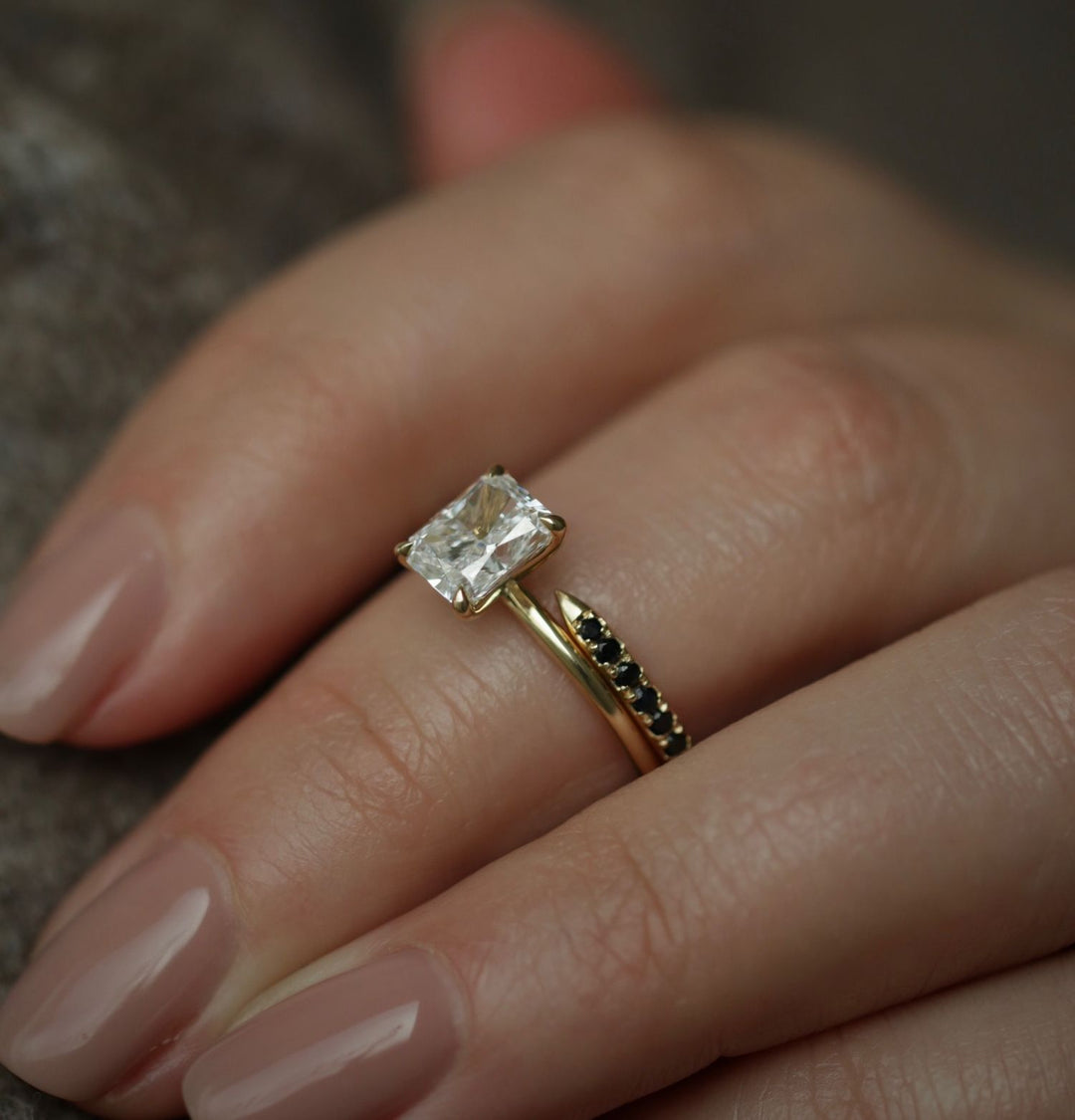 1.53 CT Radiant Solitaire CVD E/VVS2 Diamond Engagement Ring - Doozy Diamonds