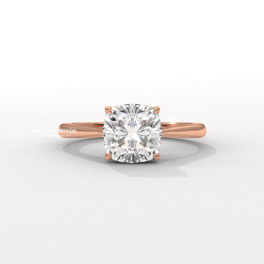 romantic proposal ring, cushion center stone ring, cushion shape diamond ring, brilliant cushion diamond, engagement jewelry, bridal accessories, luxury bridal ring, handcrafted engagement ring,