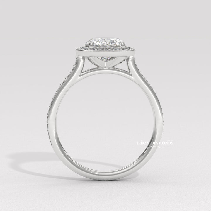 diamond wedding ring, certified lab diamond ring, romantic engagement ring, statement engagement ring, designer engagement ring, halo bridal ring, luxury proposal ring, fine