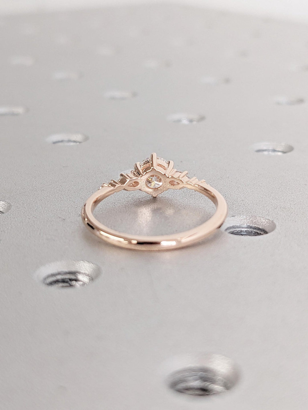 lab grown engagement ring