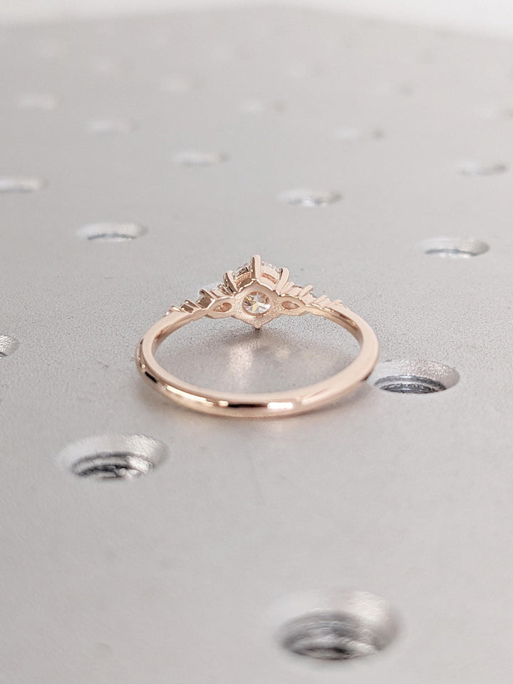 lab grown engagement ring