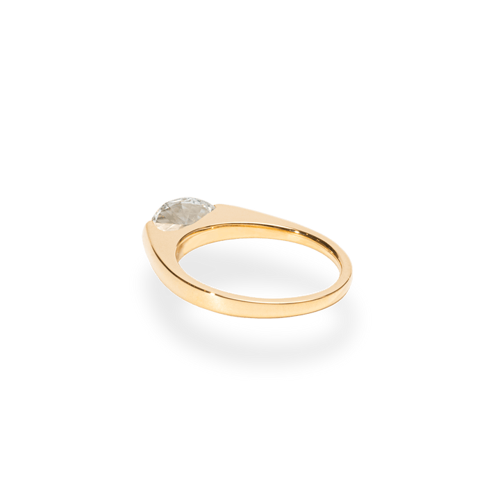 1.0CT - 2.0CT Pear Cut Lab Grown Diamond Tension Set Engagement Ring - Doozy Diamonds