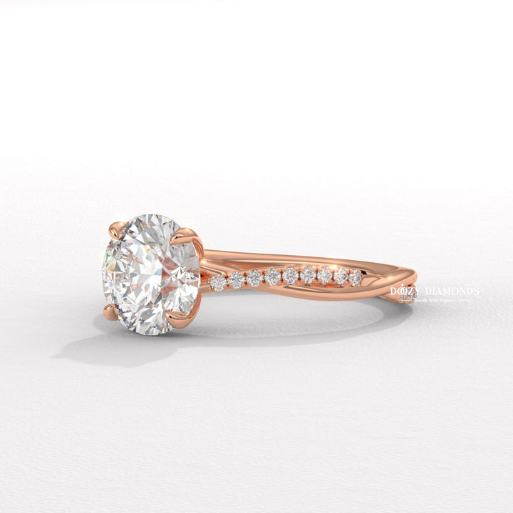 commitment diamond jewelry, heirloom quality engagement ring, signature bridal jewelry, exclusive diamond ring, sophisticated proposal ring, artisan crafted diamond ring,