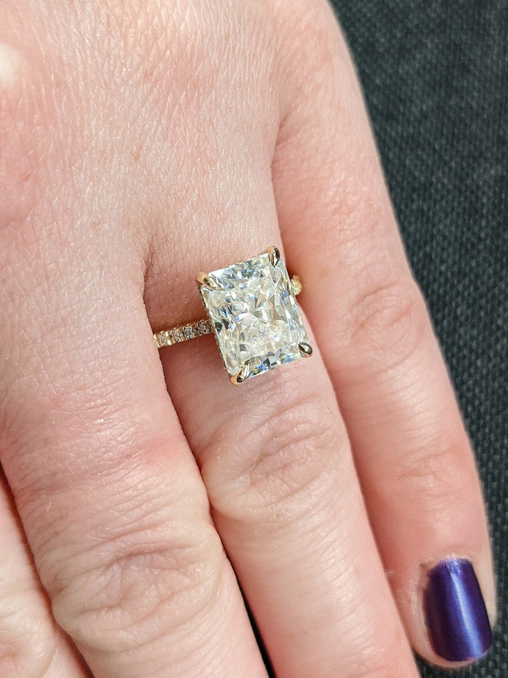 radiant engagement jewelry