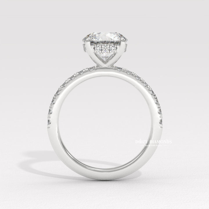 minimalist engagement ring, delicate diamond ring, stackable bridal ring, wedding band set, bridal set ring, IGI certified lab diamond, near colorless diamond ring, VS clarity diamond ring, brilliant sparkle ring, sustainable bridal ring, ethical engagement ring, premium lab diamond ring,