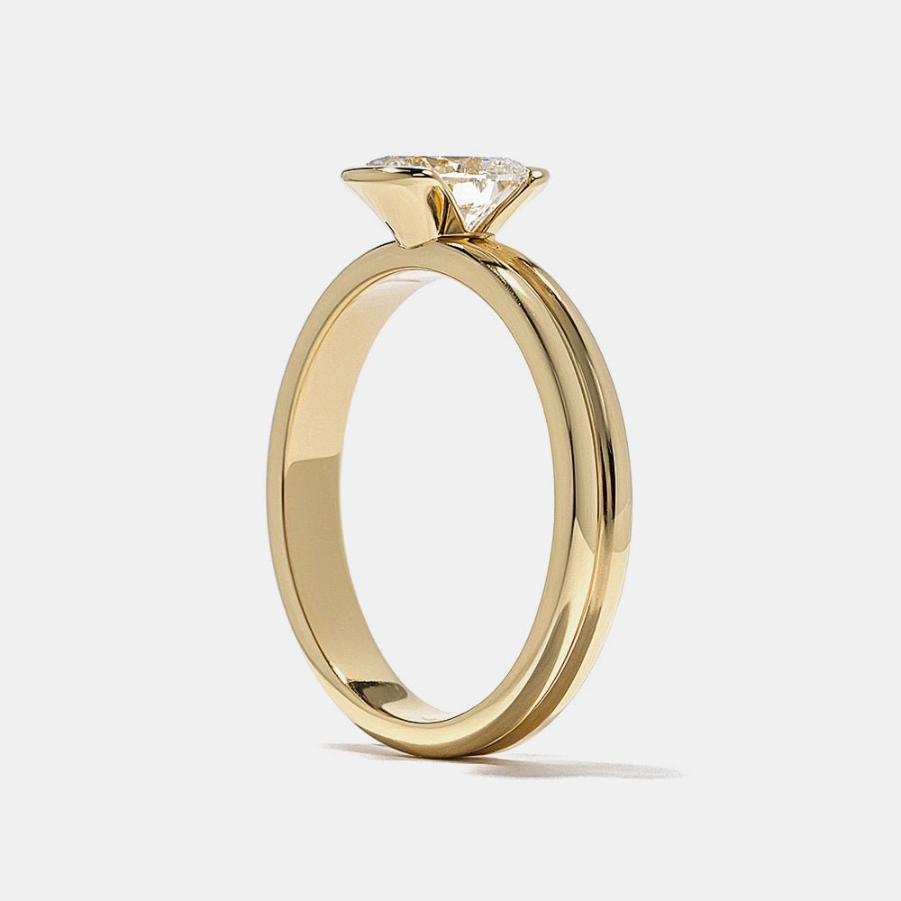designer engagement ring, elegant engagement ring, timeless engagement ring, luxury engagement ring, bridal ring, proposal ring, handcrafted engagement ring, luxury bridal ring