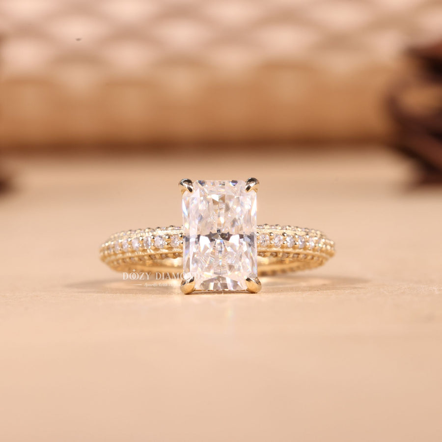 statement engagement ring, oversized diamond ring, timeless engagement ring, elegant diamond ring, modern bridal ring, romantic proposal ring, luxury bridal jewelry, bridal jewelry,
