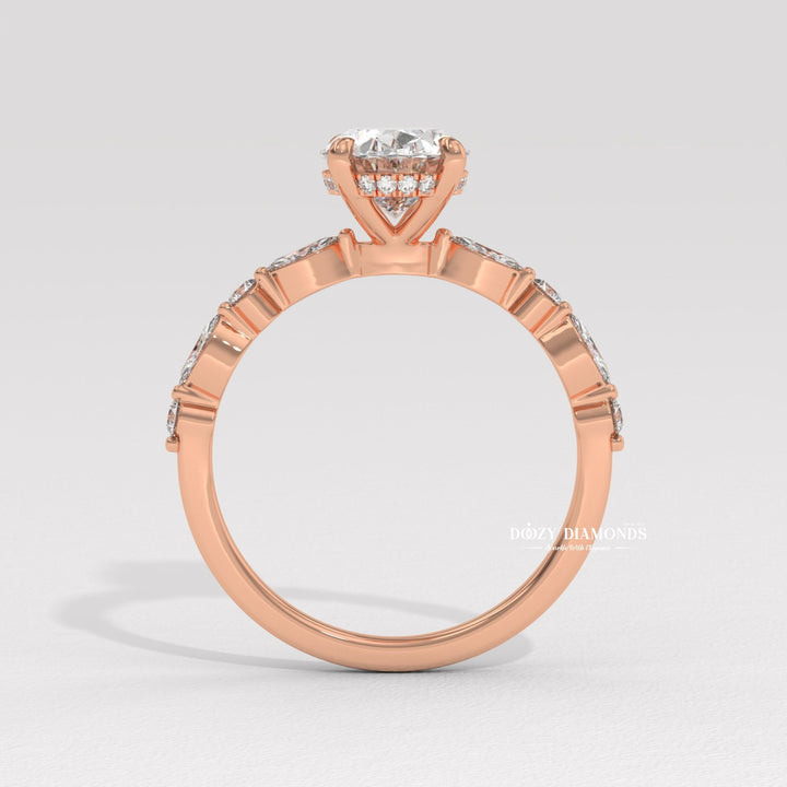 engagement ring for women, bridal ring, wedding ring, proposal ring, luxury engagement ring, lab grown diamond ring, lab diamond engagement ring, diamond ring for her, women's diamond ring,