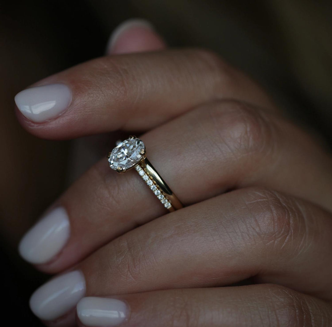 oval cut bridal jewelry