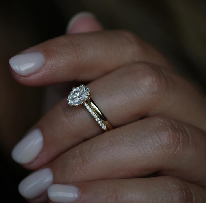 oval cut bridal jewelry