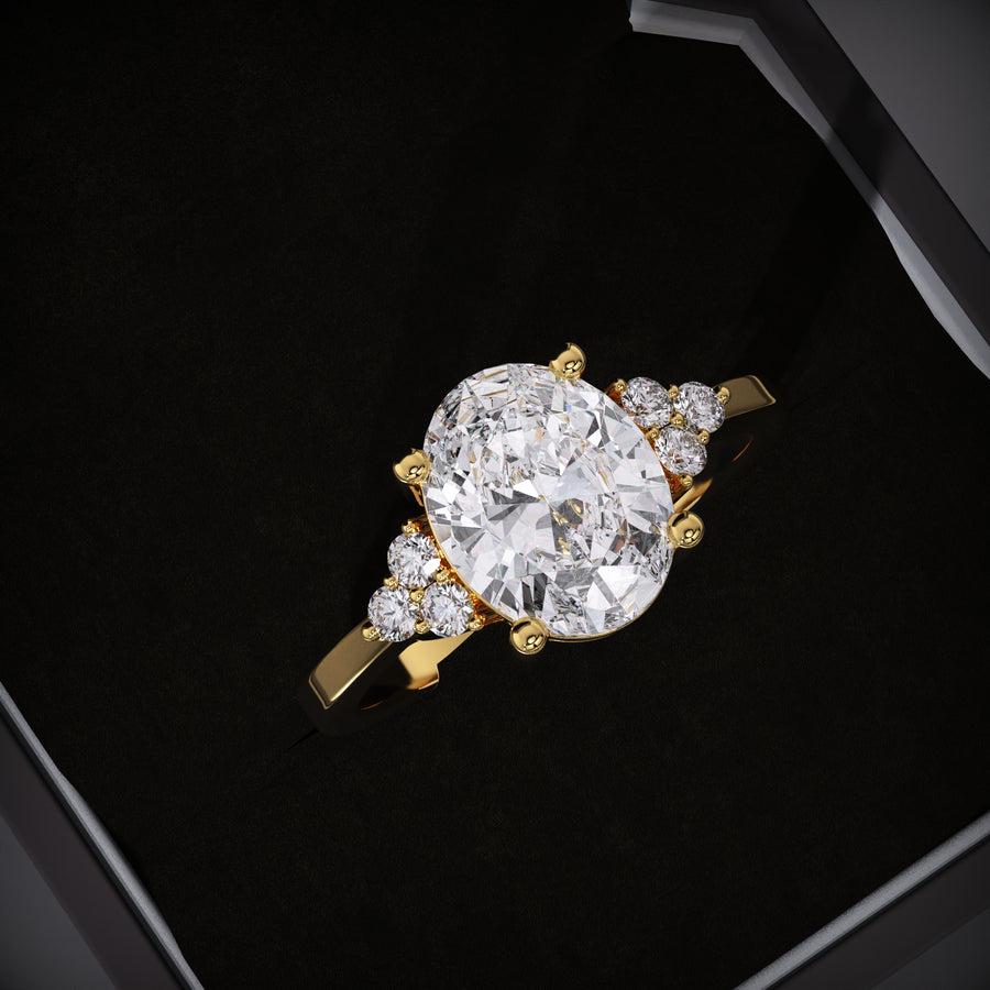 oval lab grown diamond ring
cluster engagement ring
F VS2 diamond ring
oval diamond engagement ring
lab grown diamond engagement ring