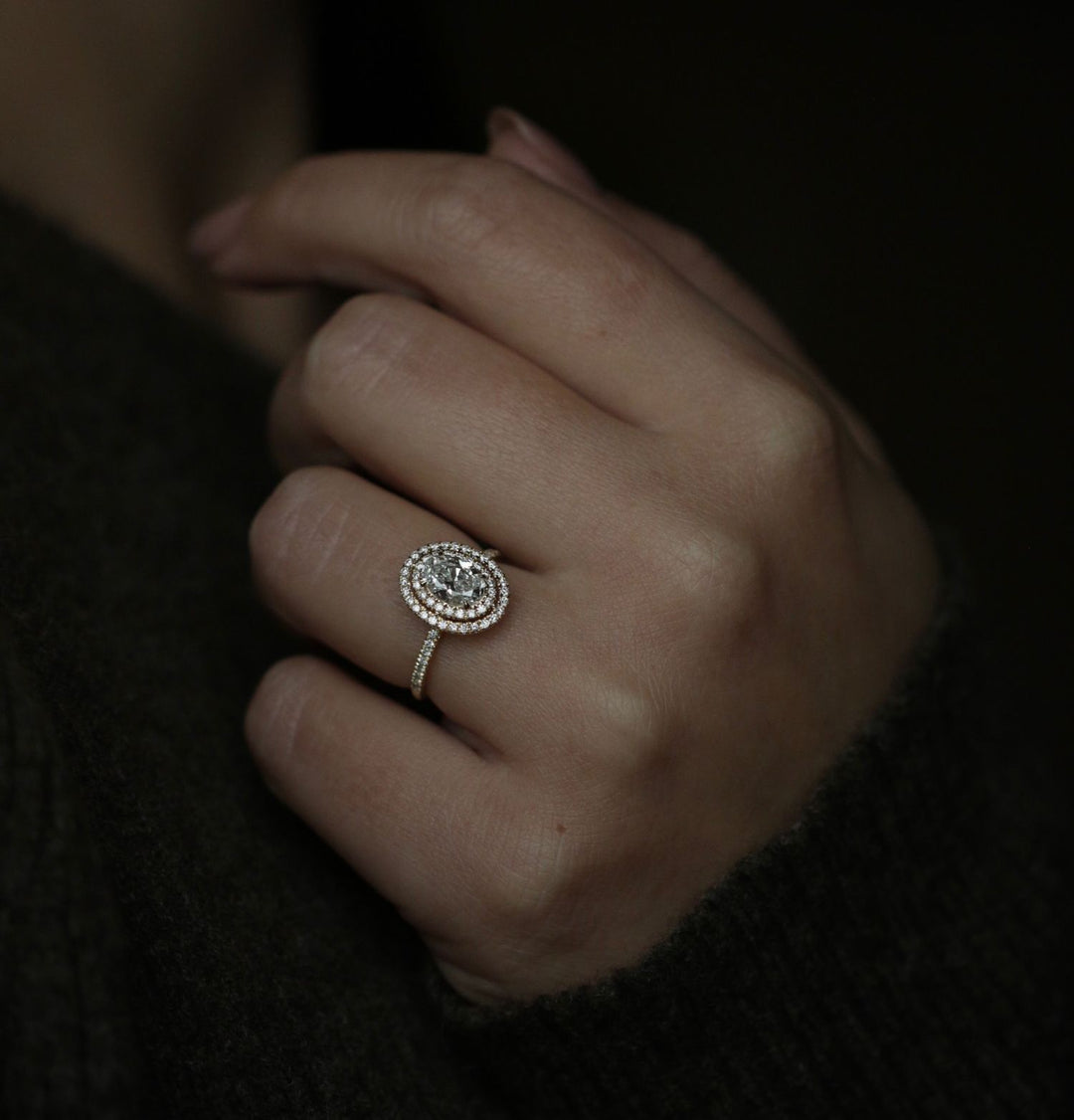 handcrafted diamond ring,