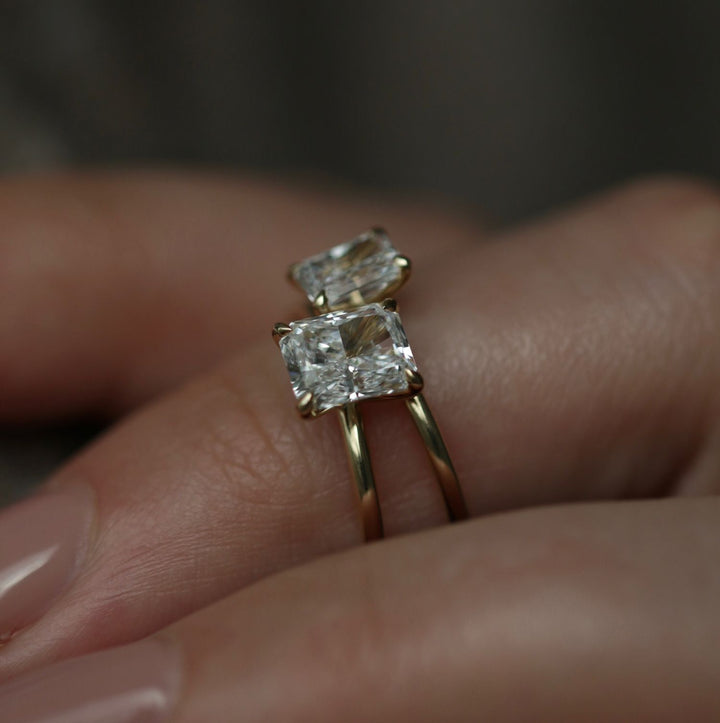 1.53 CT Radiant Solitaire CVD E/VVS2 Diamond Engagement Ring - Doozy Diamonds