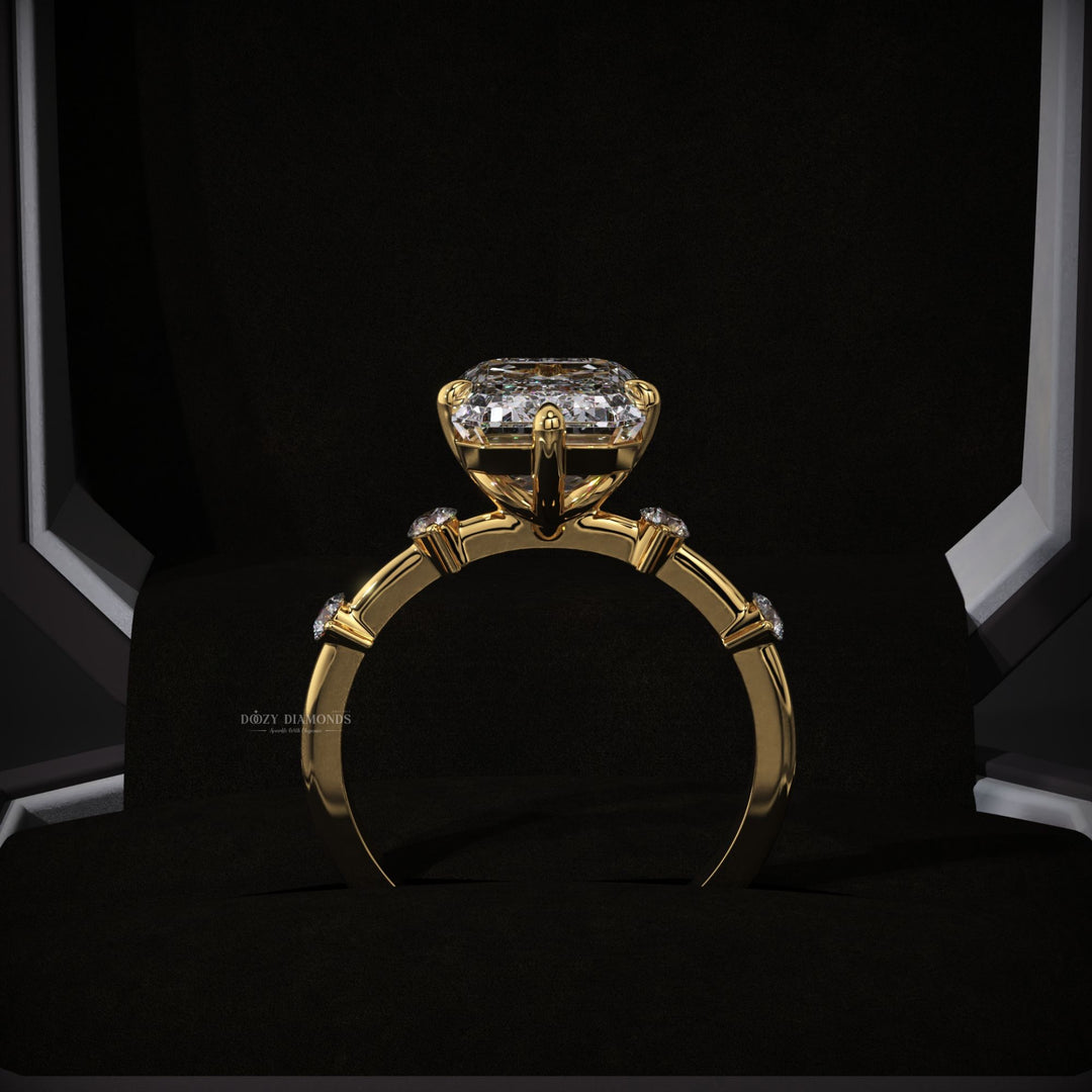 eco friendly diamond ring
ethical diamond ring
lab created diamond ring
emerald cut lab diamond
luxury lab diamond ring
