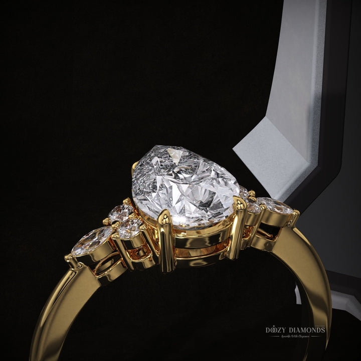 lab created diamond ring
pear cut lab diamond
luxury lab diamond ring
modern engagement ring
fine jewelry engagement ring
handcrafted diamond ring
women’s bridal ring