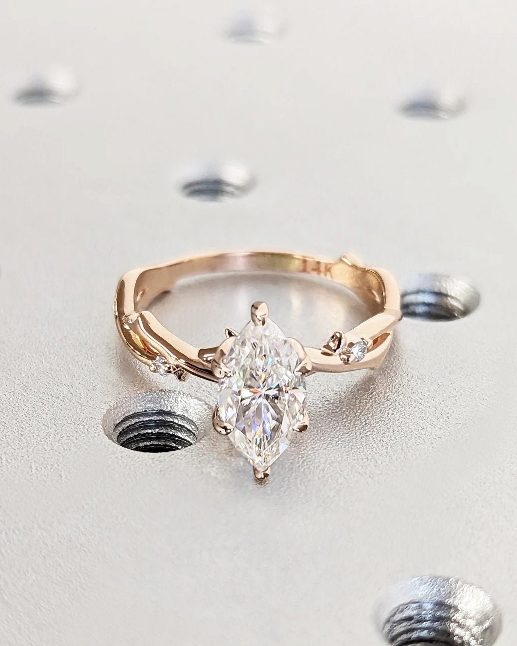 high sparkle engagement ring, romantic