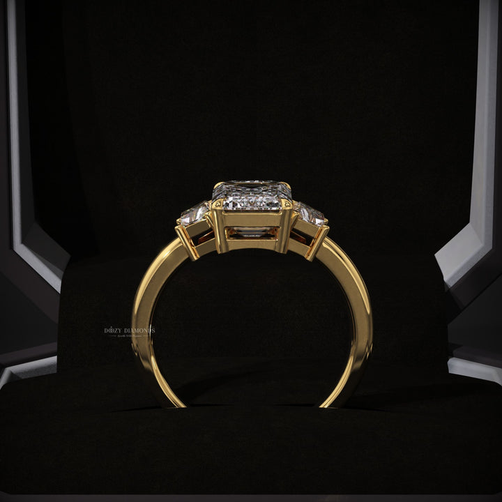 lab created diamond ring
trilogy engagement ring
modern engagement ring
luxury lab diamond ring