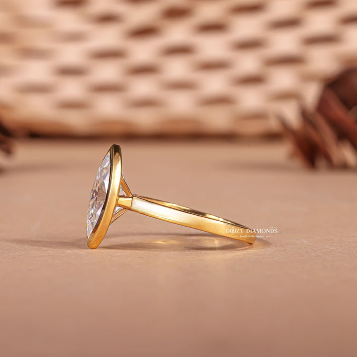  best bezel set diamond rings for weddings, unique bezel setting ring designs, bezel setting diamond ring with accent stones