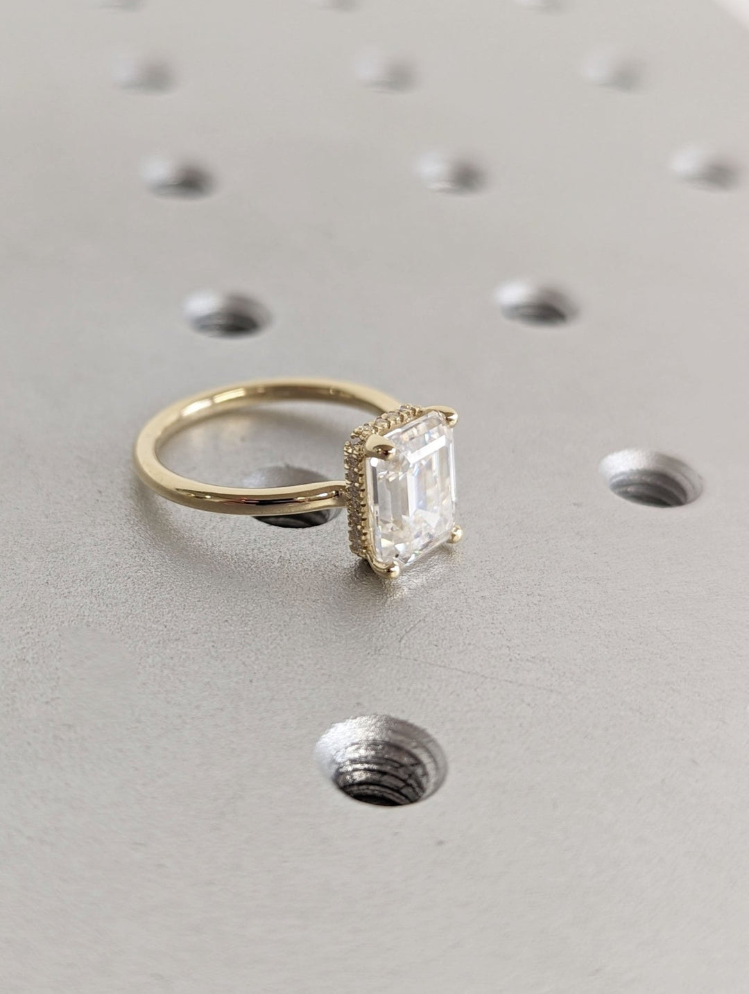 timeless emerald diamond ring