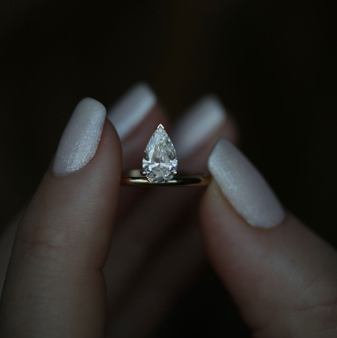 modern bridal ring