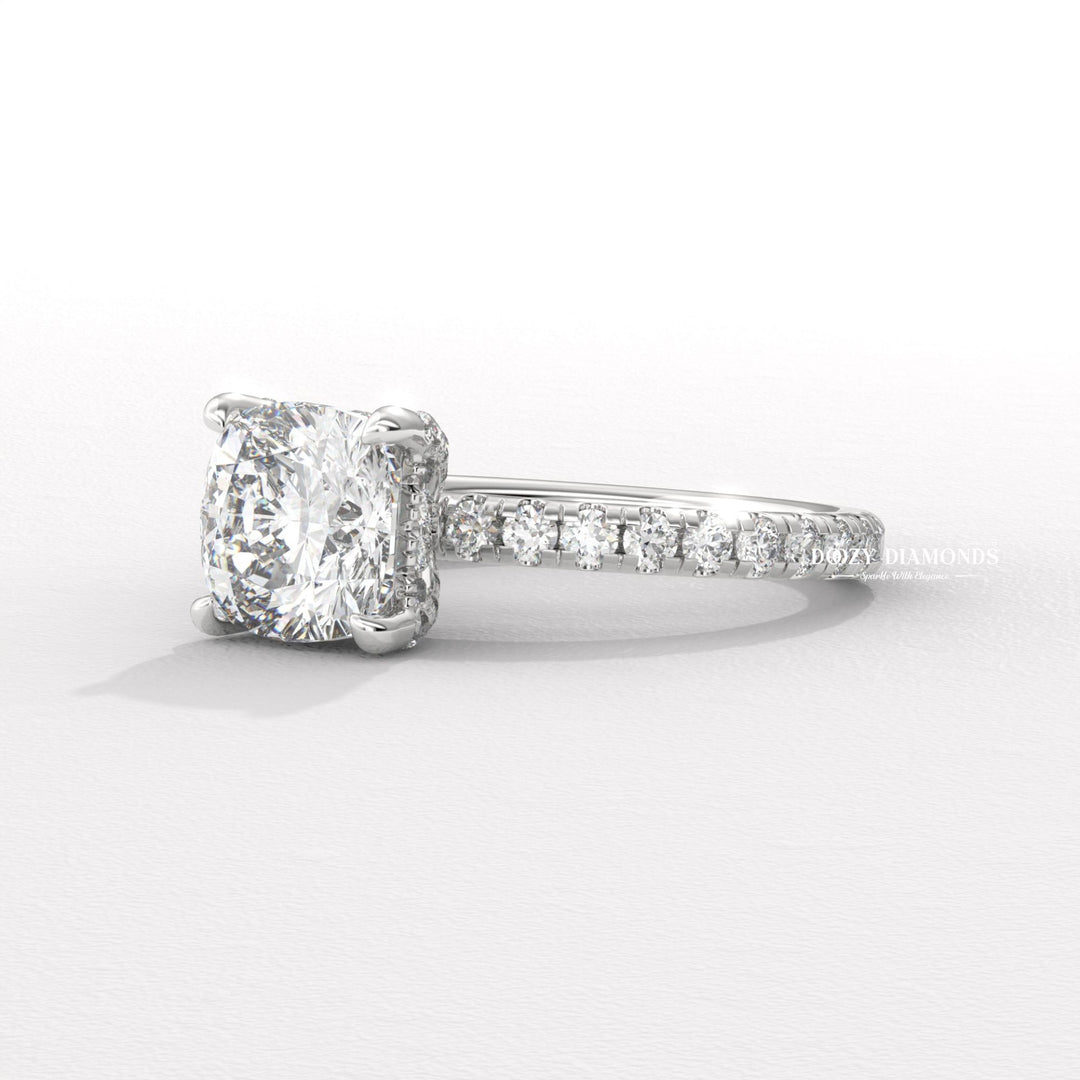 minimalist engagement ring, delicate diamond ring, stackable bridal ring, wedding band set, bridal set ring, certified diamond ring, near colorless diamond ring, VS clarity diamond ring, brilliant sparkle ring, ethical engagement ring, sustainable bridal ring, premium lab