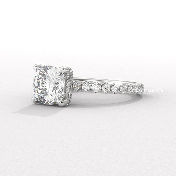 minimalist engagement ring, delicate diamond ring, stackable bridal ring, wedding band set, bridal set ring, certified diamond ring, near colorless diamond ring, VS clarity diamond ring, brilliant sparkle ring, ethical engagement ring, sustainable bridal ring, premium lab