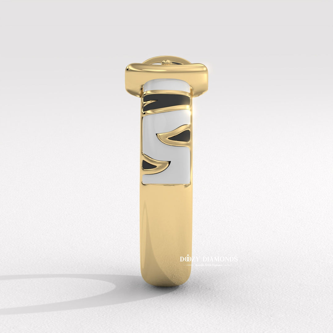 Minimalist Belt Buckle Ring for Her