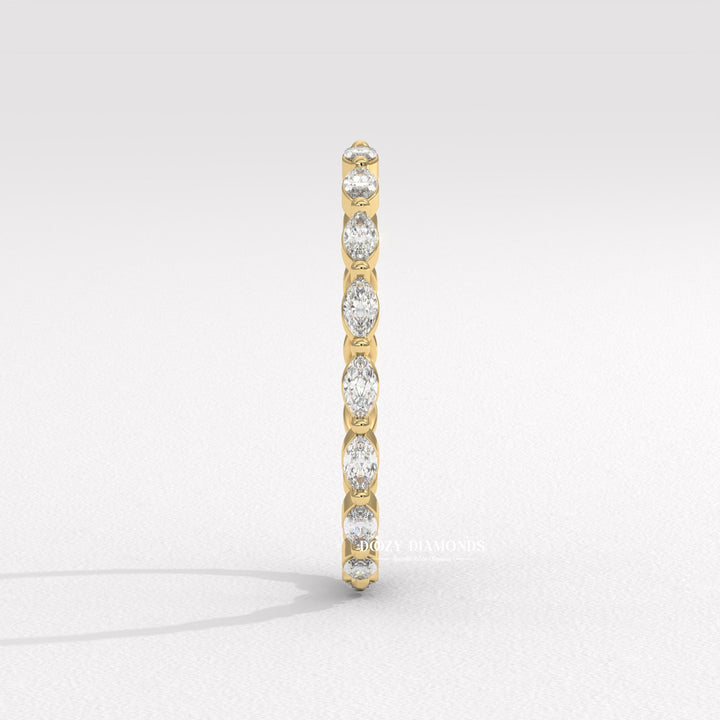 Marquise Lab Grown Diamond Band In Full Eternity