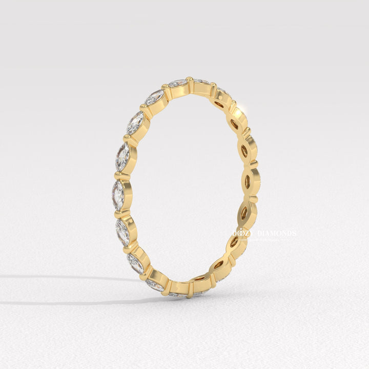 Marquise Lab Grown Diamond Band In Full Eternity
