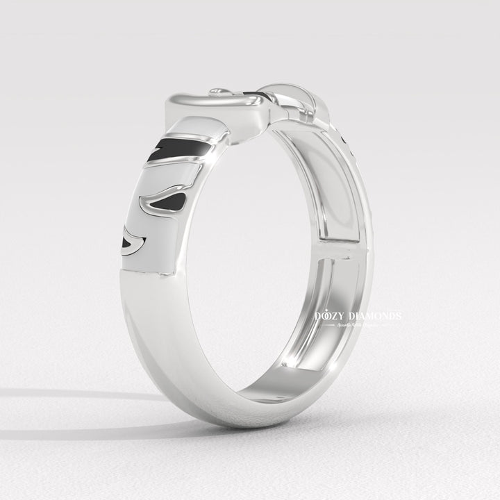 Minimalist Belt Buckle Ring for Her
