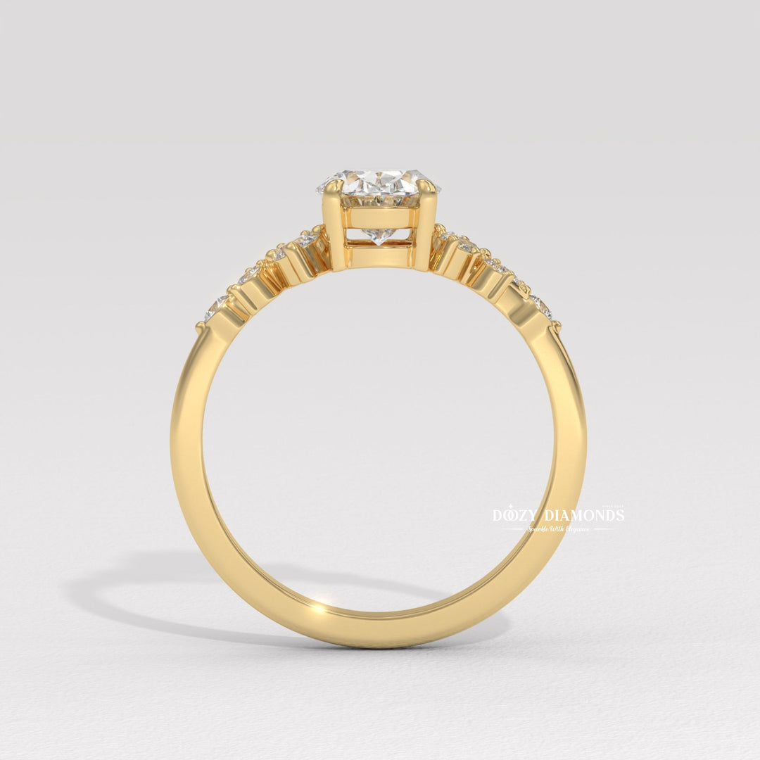 lab grown diamond ring, lab diamond engagement ring, lab created diamond ring, diamond engagement ring, engagement ring for women, bridal ring, wedding ring, proposal ring,