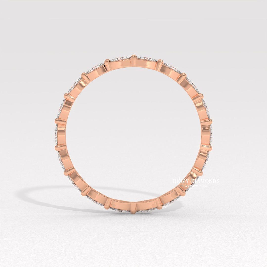 Marquise Lab Grown Diamond Band In Full Eternity