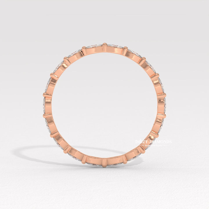 Marquise Lab Grown Diamond Band In Full Eternity