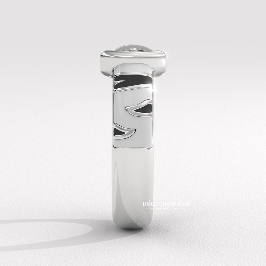 Minimalist Belt Buckle Ring for Her