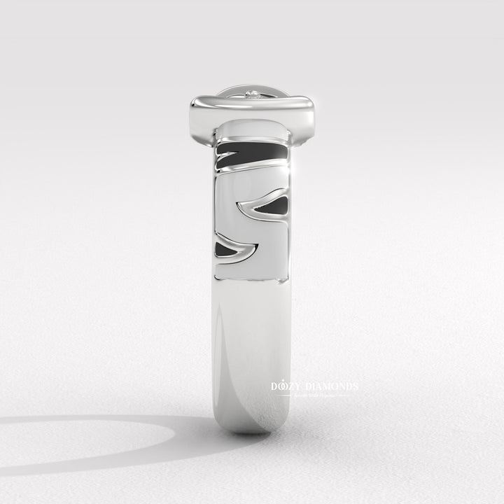Minimalist Belt Buckle Ring for Her