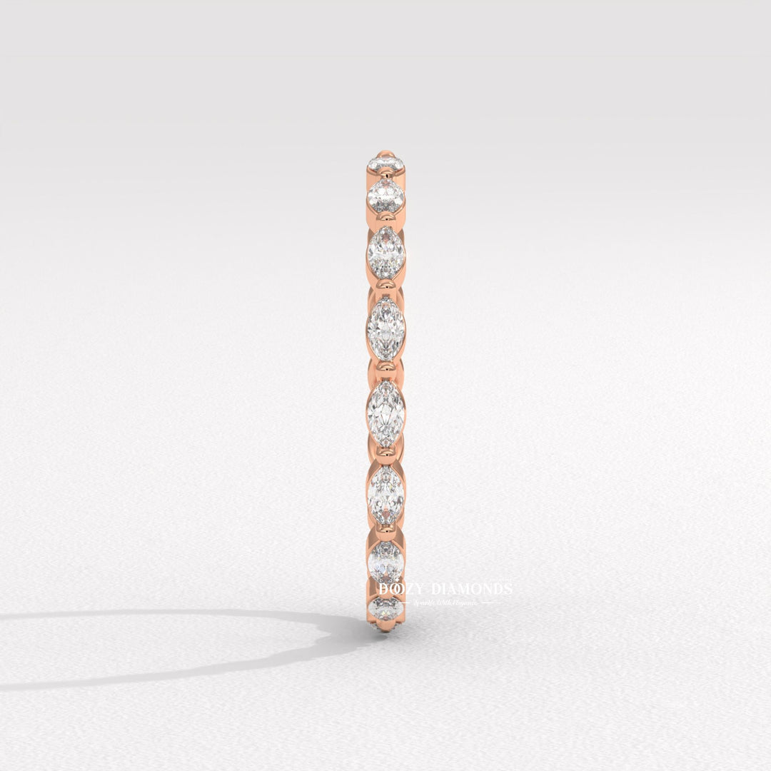 Marquise Lab Grown Diamond Band In Full Eternity