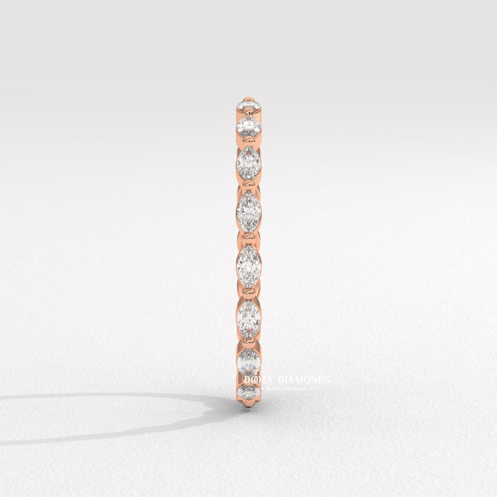 Marquise Lab Grown Diamond Band In Full Eternity