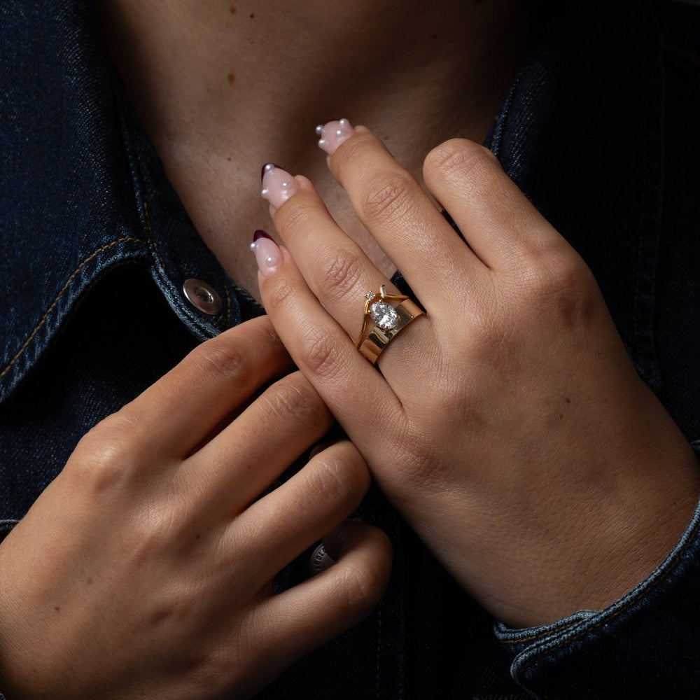 eco friendly diamond ring, conflict free diamond ring, certified lab grown diamond, premium lab diamond ring, luxury lab grown diamond, sustainable luxury jewelry, ethical bridal jewelry,